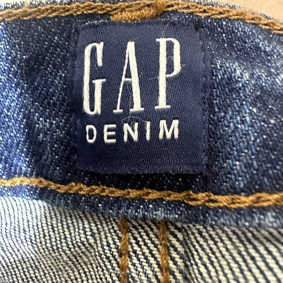 GAP Women’s Blue Denim A-Line Skirt with Button Detail Size 27 Petite - Picture 9 of 11